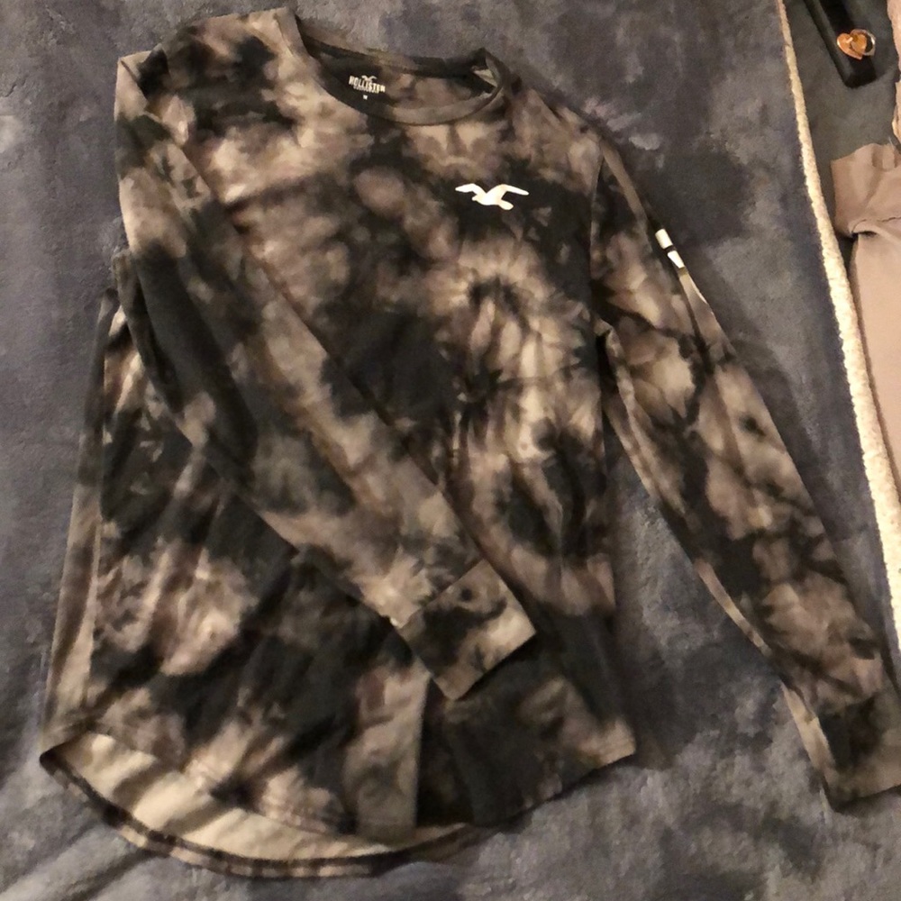 Hollister tie-dye long sleeve